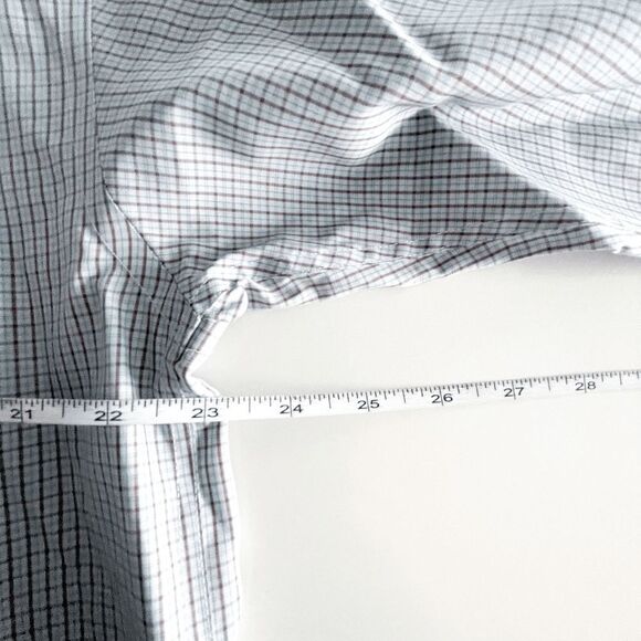 Eddie Bauer Mens Wrinkle Resistant Shirt Long Sleeve Button Down Plaid Large - Picture 6 of 7